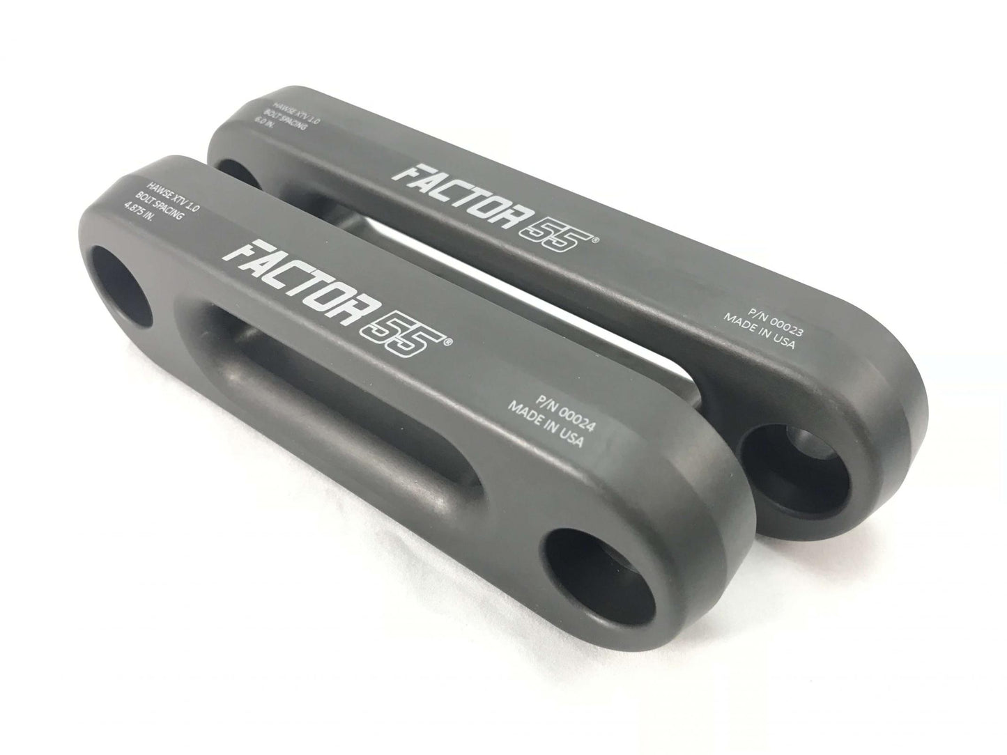 XTV Hawse Fairlead 4.875 Inch Powersports UTV/ATV Gun Metal Gray Factor 55-2