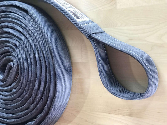 30 Foot Tow Strap Extreme Duty 30 Foot x 2 Inch Gray Factor 55-1