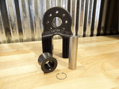 FlatLink XXL Winch Shackle Mount Assembly Anodized Gray Factor 55-3