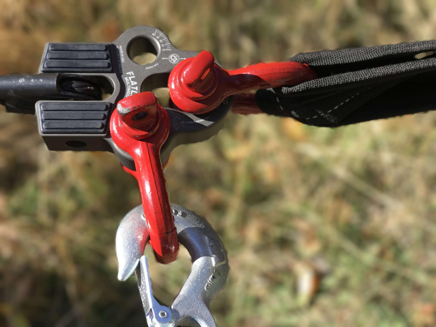 Winch Line Shackle Mount Foldable Flatlink Multimount Gray Factor 55-4