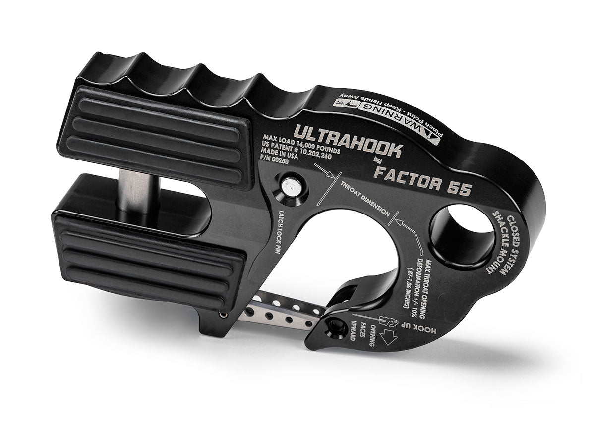 UltraHook Closed System Winch Shackle Mount Factor 55-21