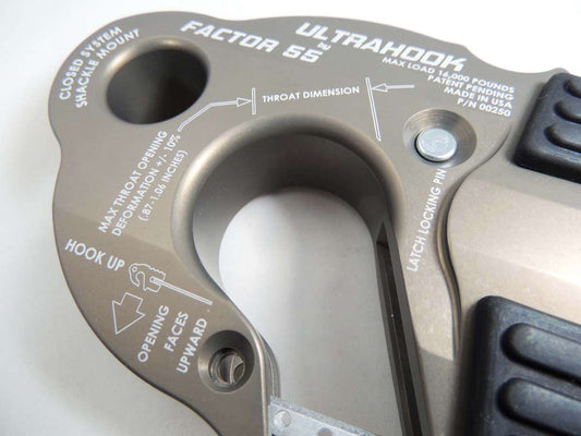 UltraHook Winch Hook W/Shackle Mount Factor 55-1