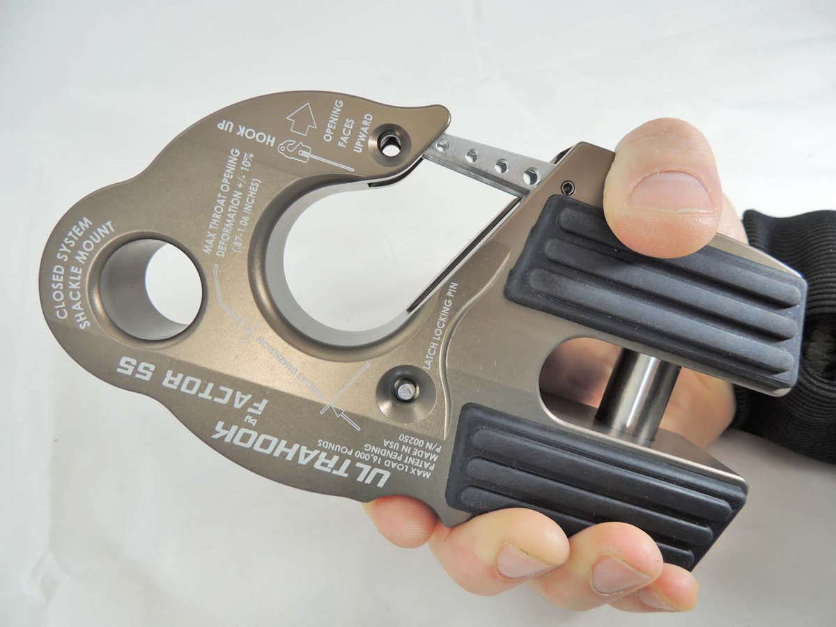 UltraHook Winch Hook W/Shackle Mount Factor 55-5