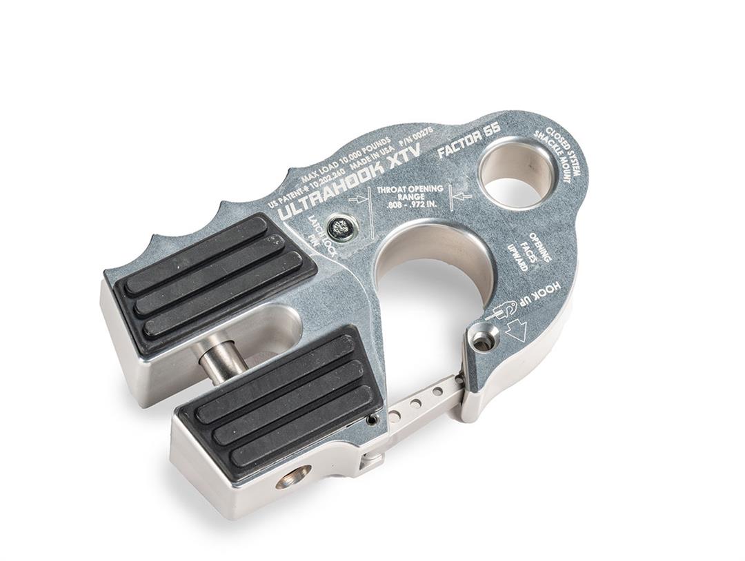 UltraHook XTV Closed System Winch Shackle Mount Factor 55-6