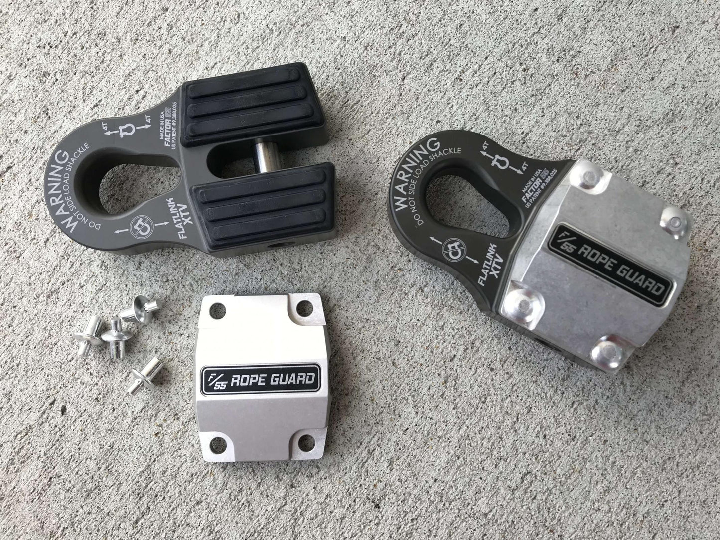 Factor 55 FlatLink XTV Rope Guard UTV/ATV Silver Factor 55