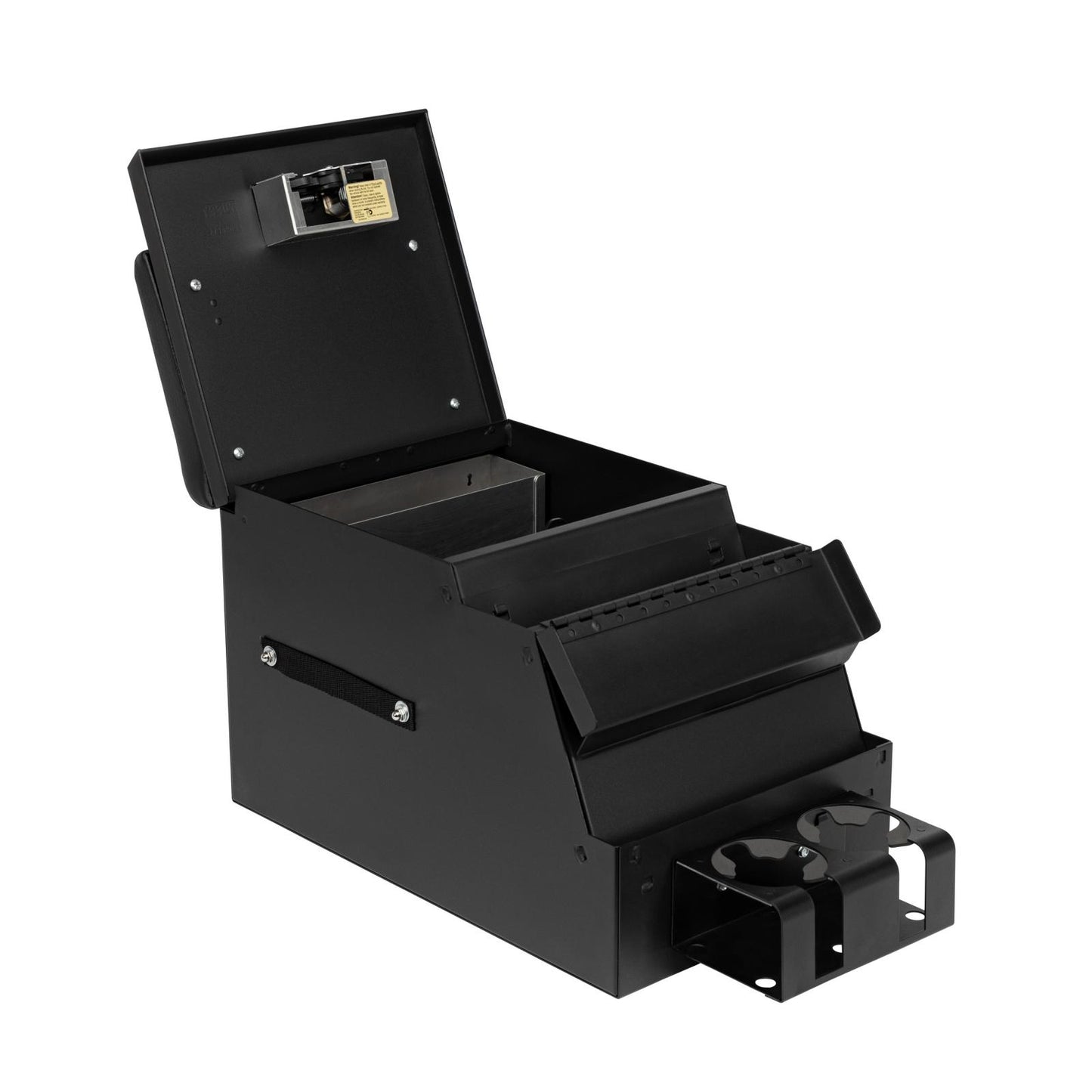 Deluxe Stereo Center Console Universal 12 1/2 Inch Wide Black Products Tuffy Security-2