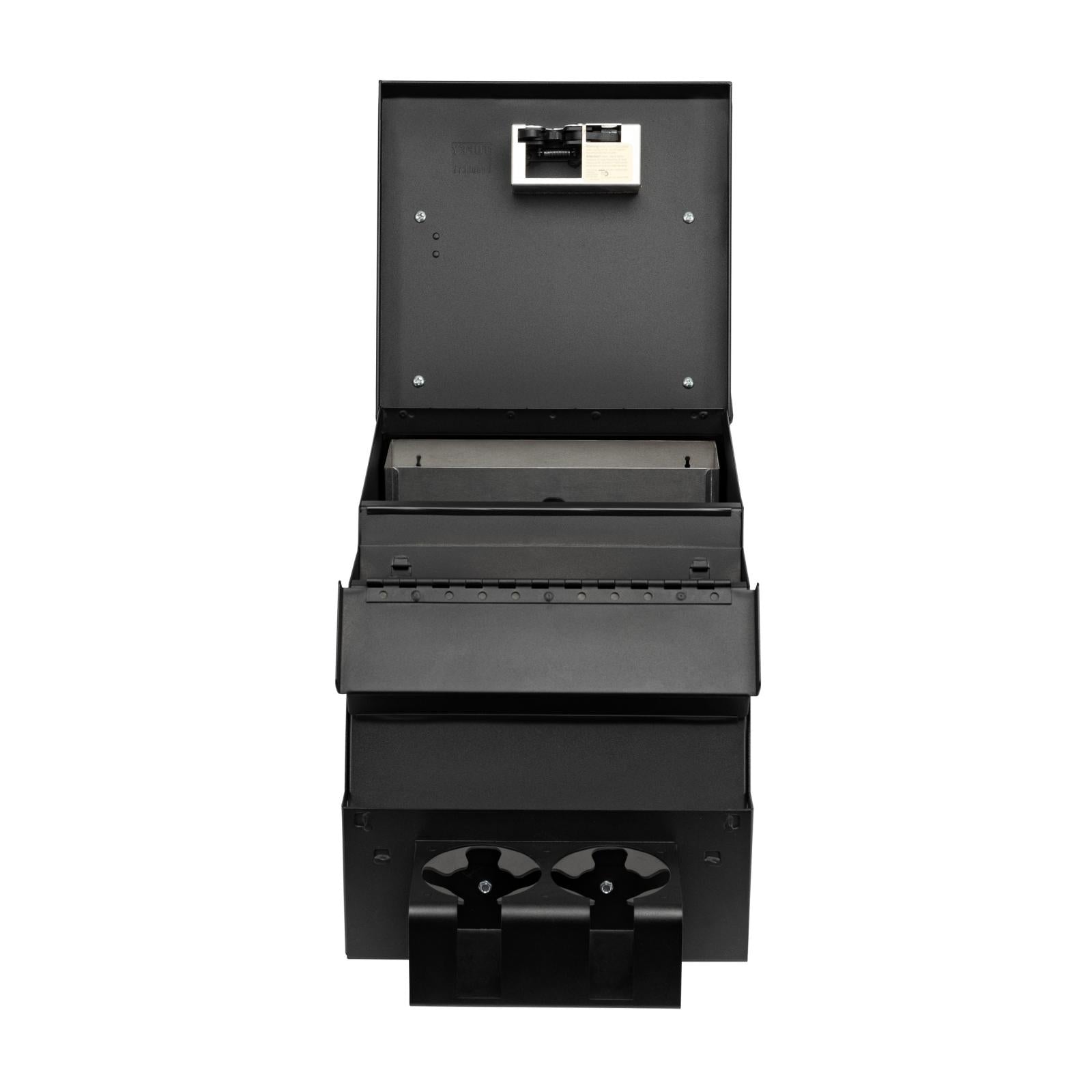 Deluxe Stereo Center Console Universal 12 1/2 Inch Wide Black Products Tuffy Security-5