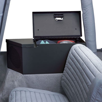 Speaker/Storage Lockbox - 92-95 Wrangler YJ / 93 Defender 110 / 94-95, 97 Defender 90 / 64-84 Land Cruiser 6-9 inch Locking Black Set of 2 Products Tuffy Security-1