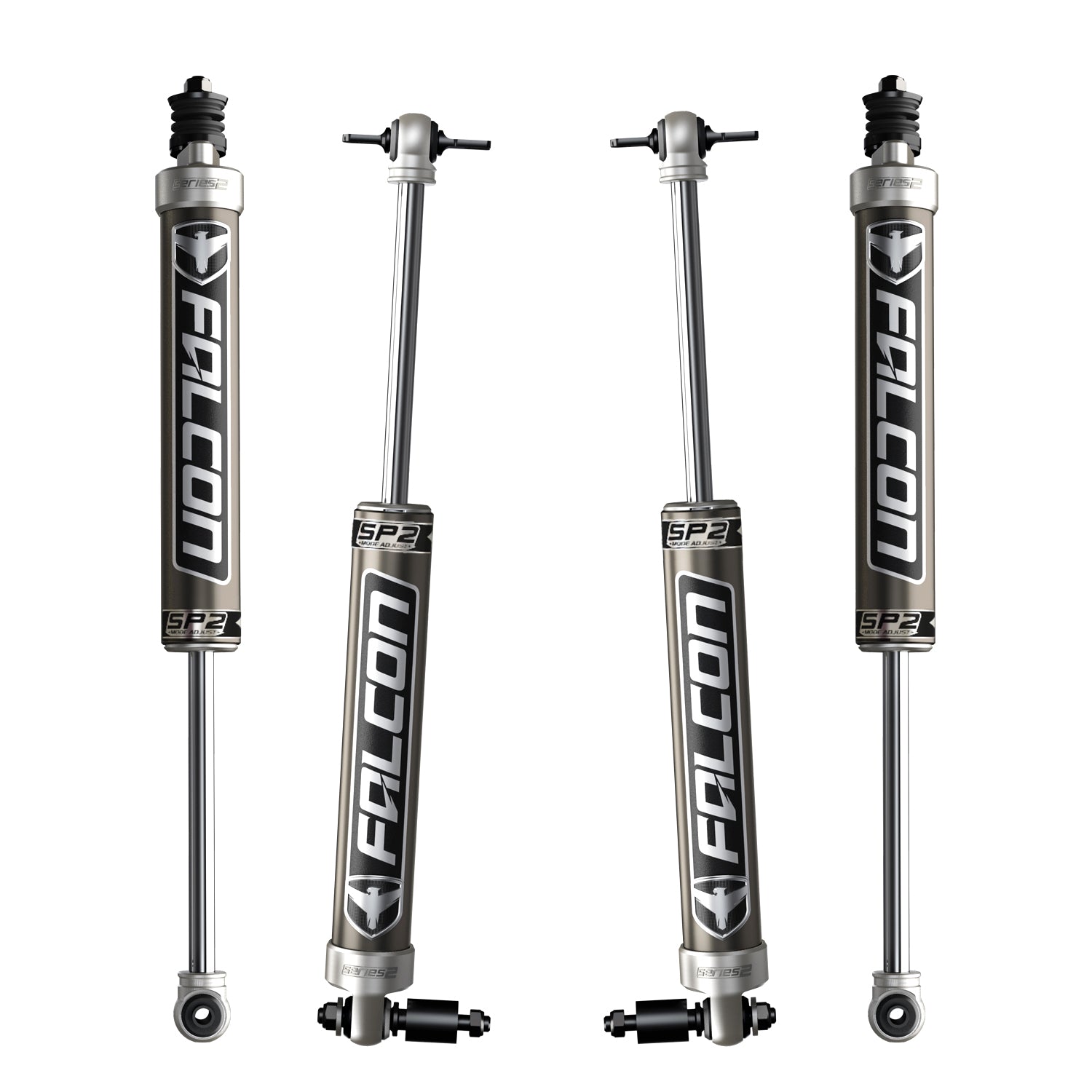 07-18 Jeep Wrangler JK 4 Door SP2 2.1 Monotube Shock Kit 1.5-2.5 Inch Lift Falcon Shocks