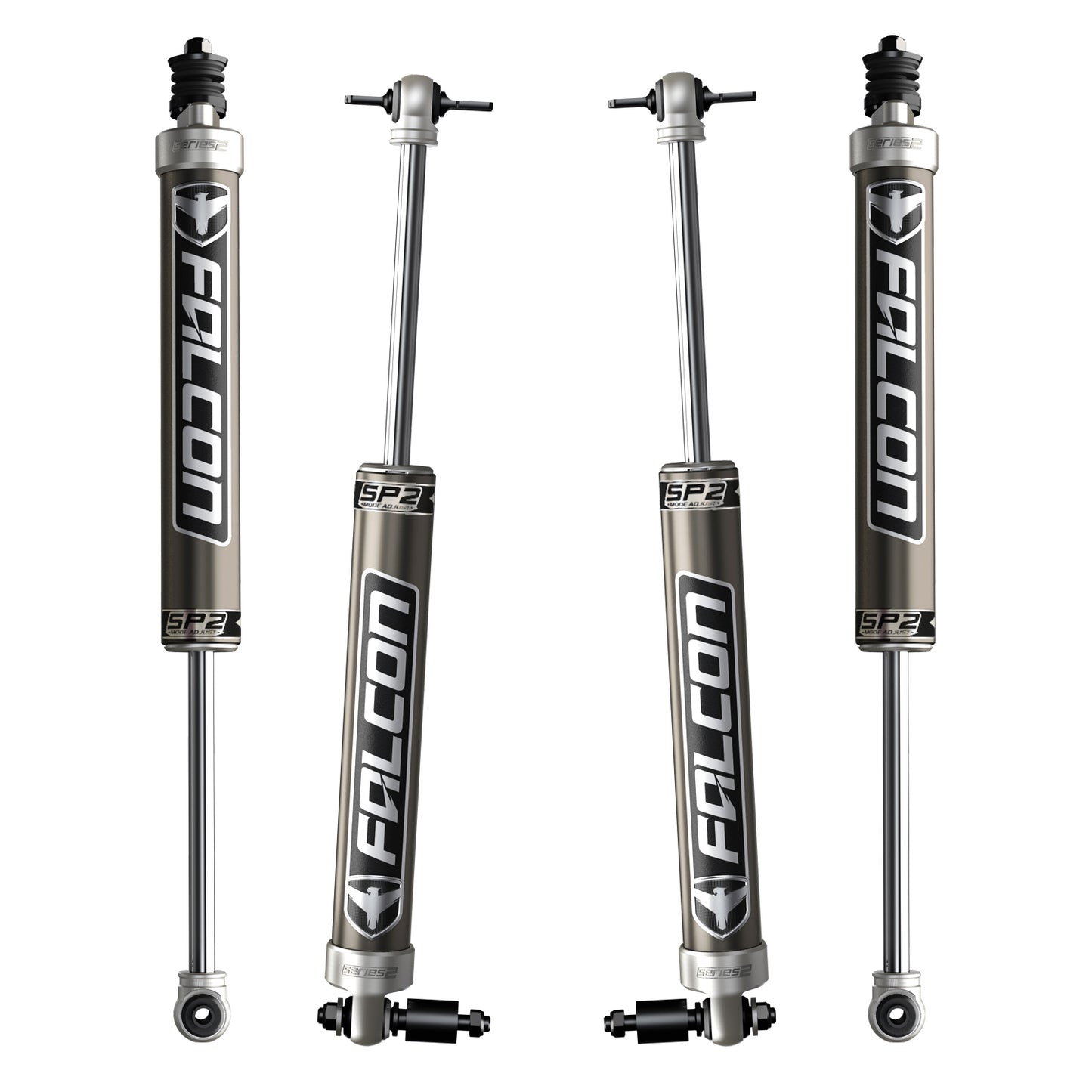 07-18 Jeep Wrangler JK 4 Door SP2 2.1 Monotube Shock Kit 4-6 Inch Lift Falcon Shocks
