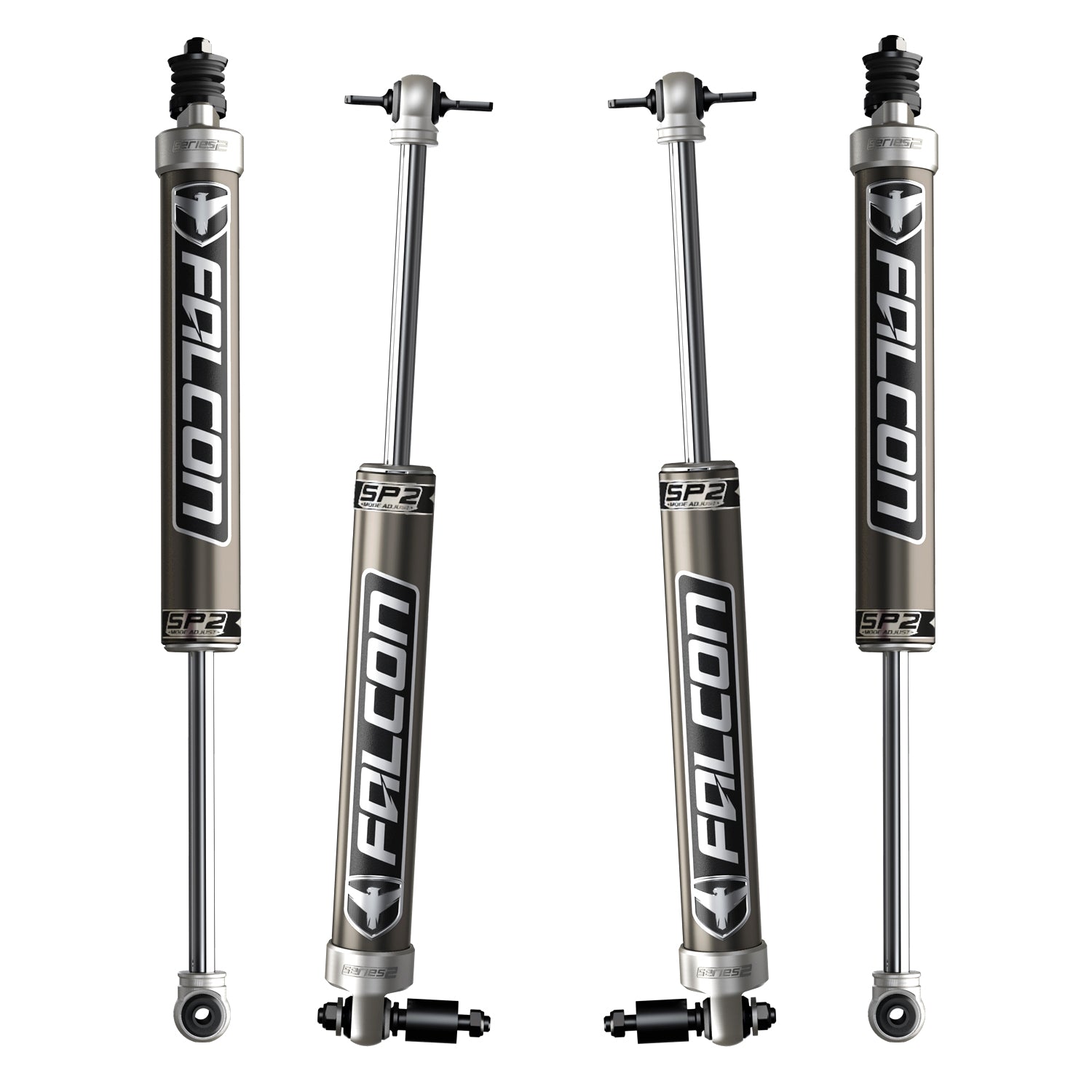 07-18 Jeep Wrangler JK 4 Door SP2 2.1 Monotube Shock Kit 4-6 Inch Lift Falcon Shocks