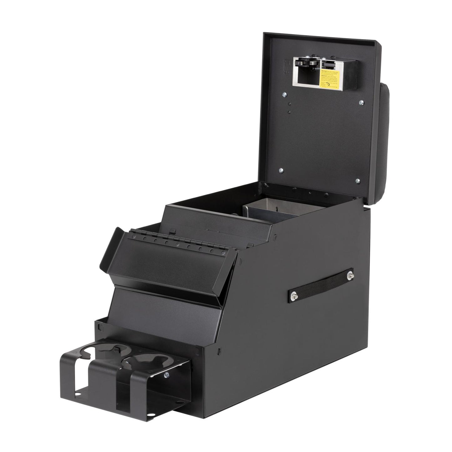 Deluxe Stereo Center Console Universal 10 Inch Wide Black Products Tuffy Security-1