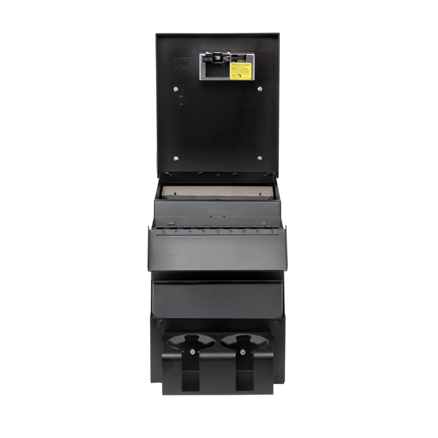Deluxe Stereo Center Console Universal 10 Inch Wide Black Products Tuffy Security-3