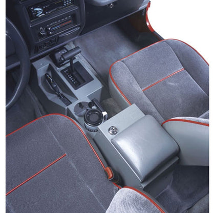 Series II Center Console - 97-06 Wrangler TJ w/o Factory Subwoofer Full Black Products Tuffy Security