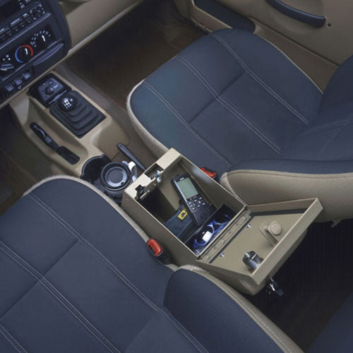 Series II Center Console - 97-06 Wrangler TJ w/o Factory Console Rear Half Black Products Tuffy Security-2