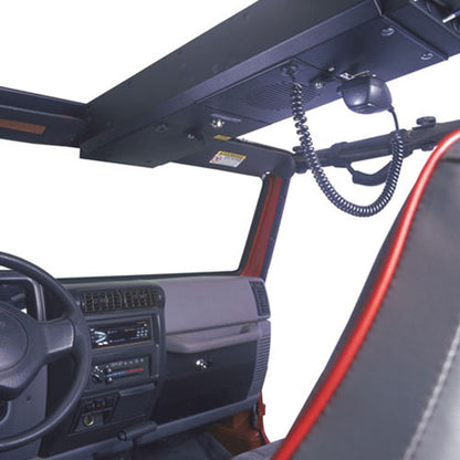 Overhead Deluxe Console - 55-86 CJ / 66-73 Commando / 66-71 Jeepster / 81-85 Scrambler CJ8 / 87-95 Wrangler YJ / 97-02 Wrangler TJ Products Tuffy Security