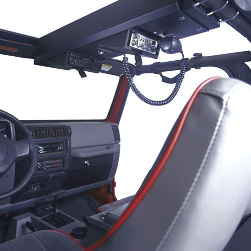 Overhead Deluxe Console - 55-86 CJ / 66-73 Commando / 66-71 Jeepster / 81-85 Scrambler CJ8 / 87-95 Wrangler YJ / 97-02 Wrangler TJ Products Tuffy Security-1