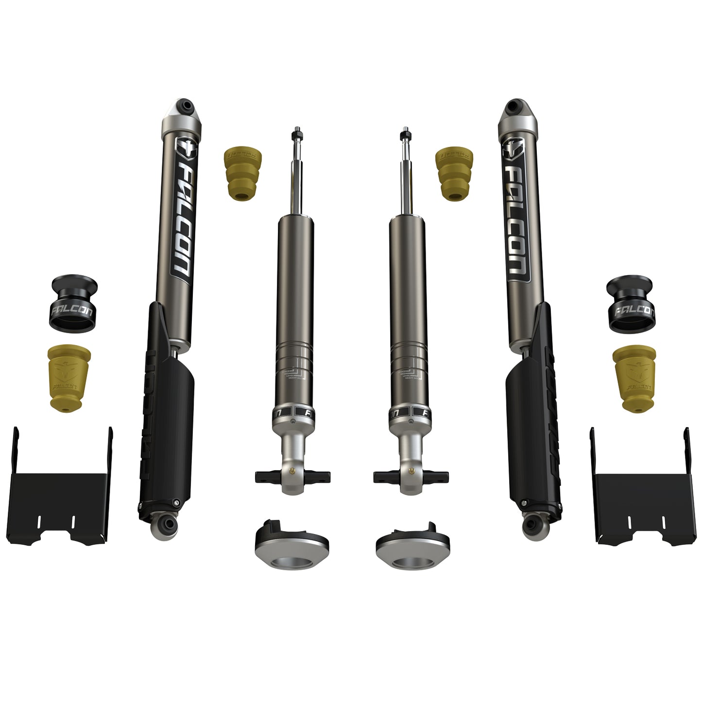 2015+ Ford F-150 2.25 Inch Sport Shock Leveling System Falcon Shocks