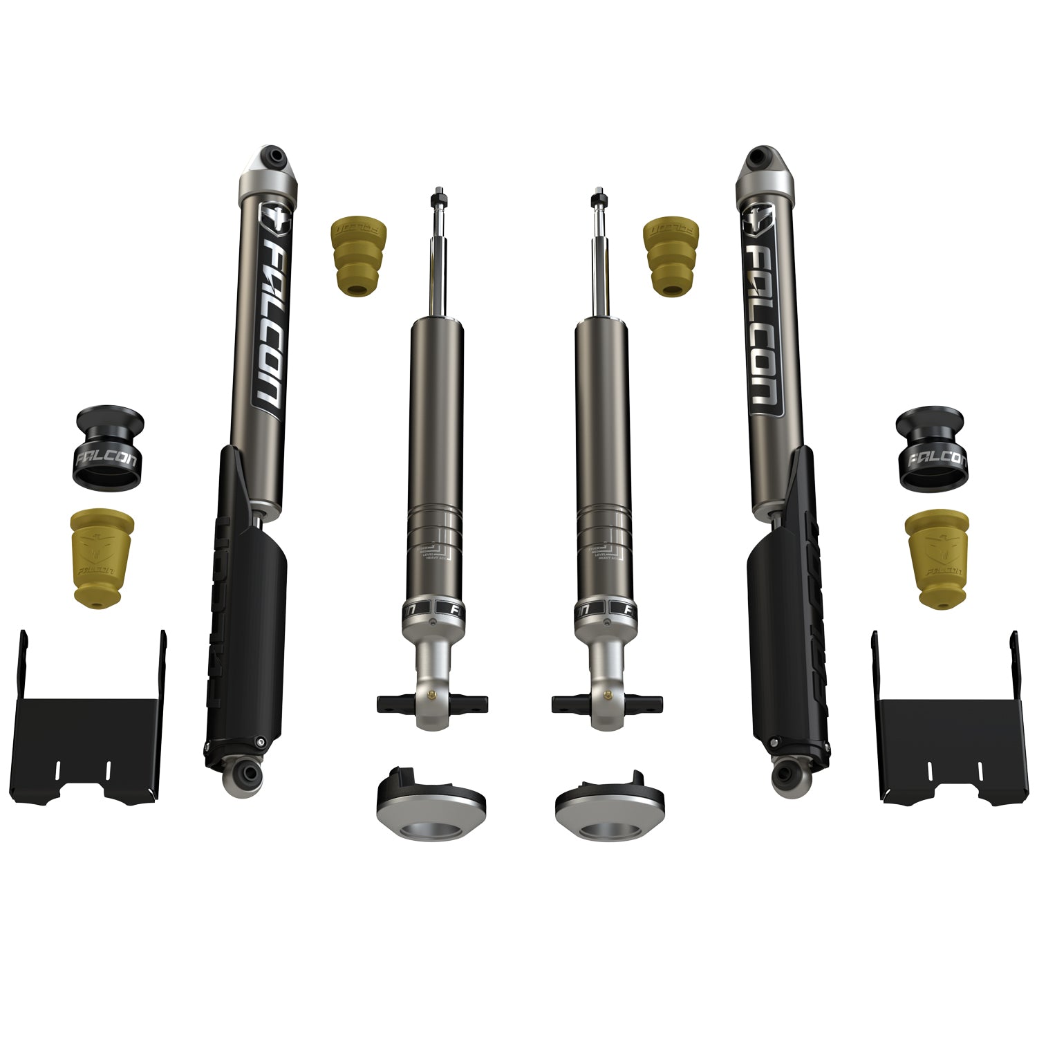 2015+ Ford F-150 2.25 Inch Sport Shock Leveling System Falcon Shocks