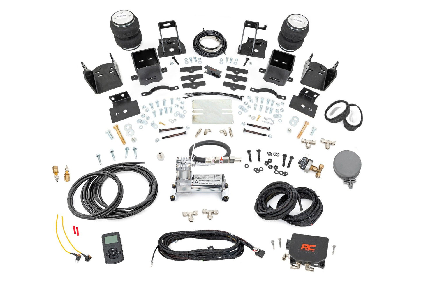 Air Spring Kit w/compressor | Wireless Controller | 3-6" Lifts | Ford F-250/F-350 Super Duty (05-16) Rough Country