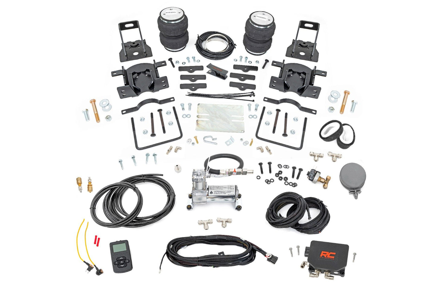 Air Spring Kit w/compressor | Wireless Controller | Ford F-250/F-350 Super Duty (05-16) Rough Country
