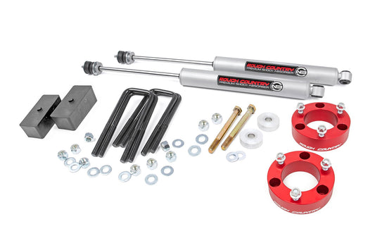 3 Inch Lift Kit | Red Spacer | Toyota Tacoma 2WD/4WD (2005-2023) Rough Country