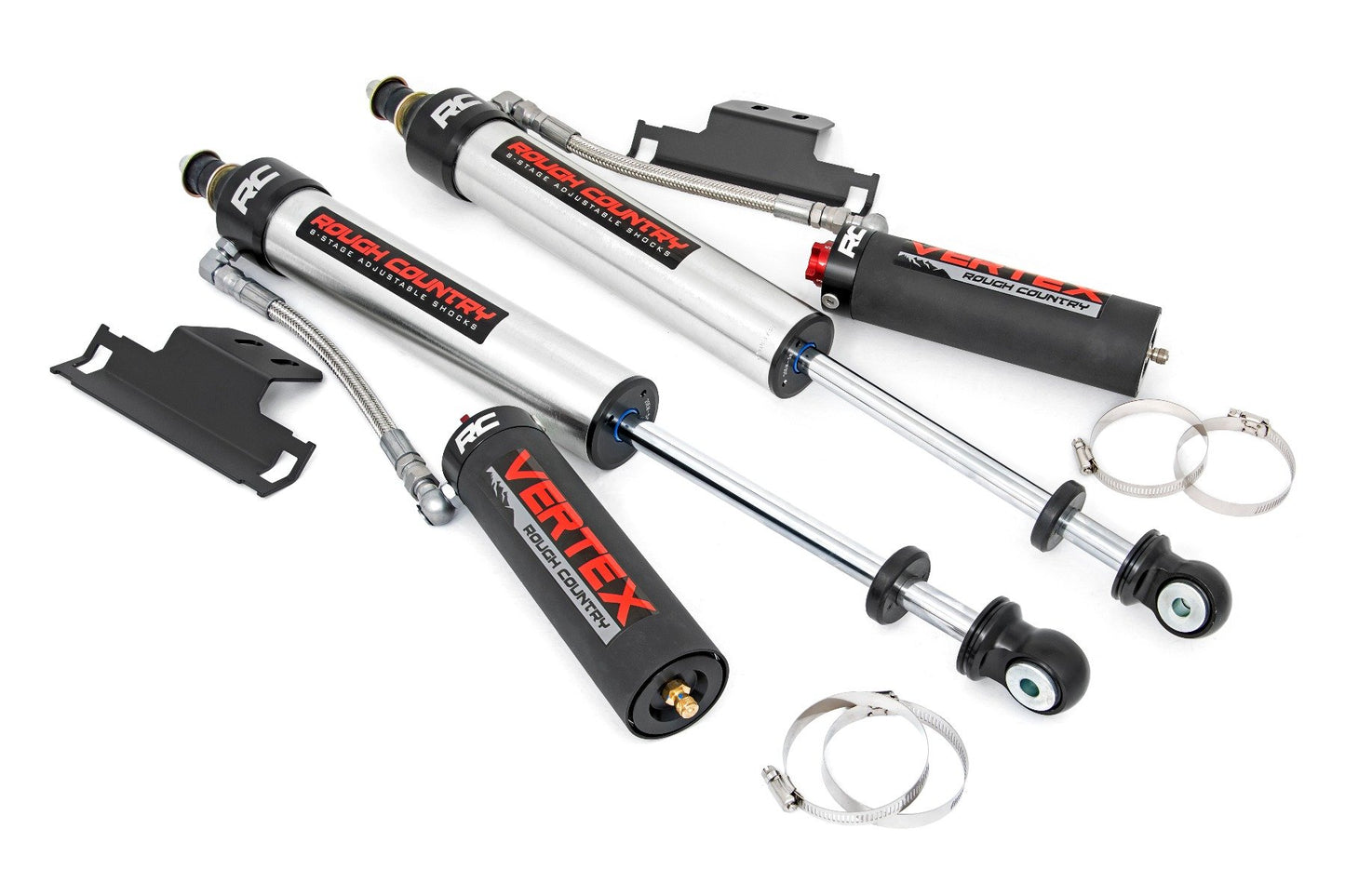 Vertex 2.5 Adjustable Rear Shocks | 6-7" | Toyota Tacoma 2WD/4WD (2005-2023) Rough Country