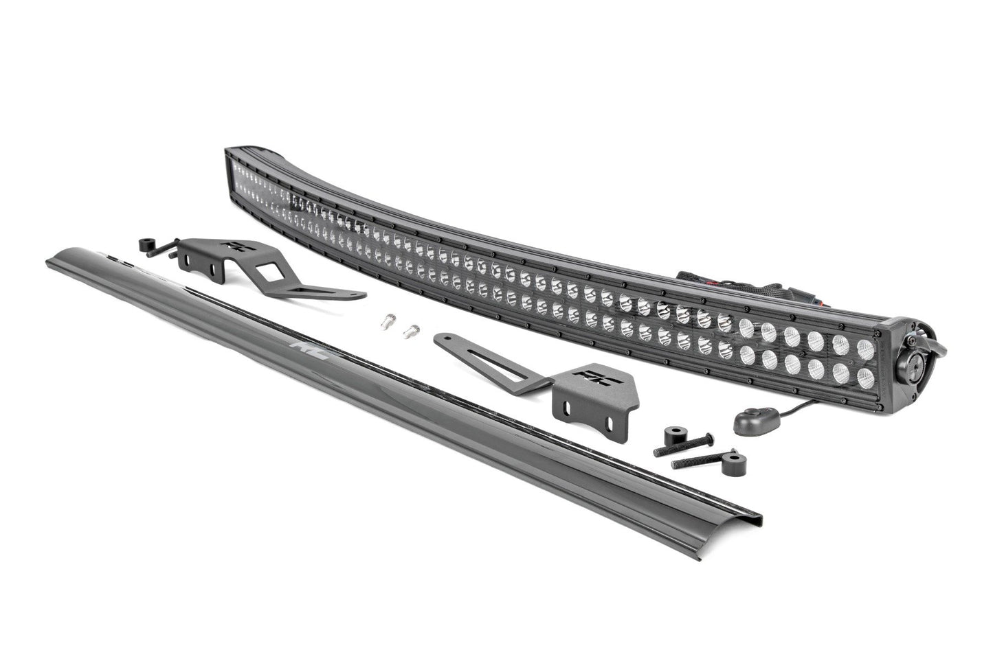 LED Light Kit | 50 Inch Curved | Dual Row Black | Toyota FJ Cruiser (07-14) Rough Country