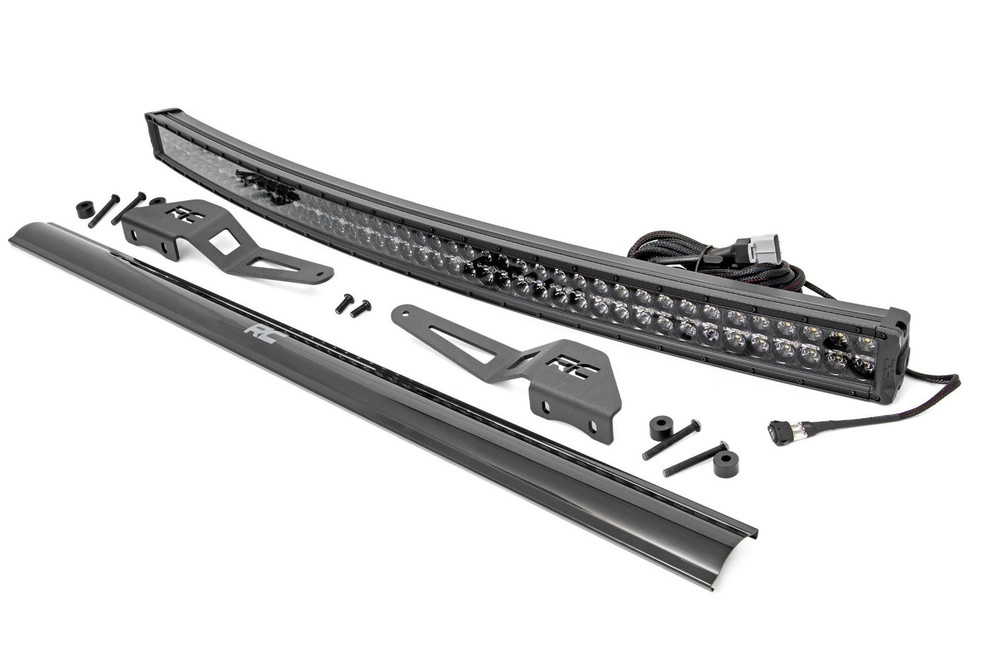 LED Light Kit | 50 Inch Curved | Dual Row DRL | Black Series | Toyota FJ Cruiser (07-14) Rough Country