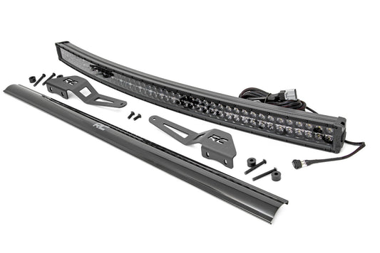 LED Light Kit | 50 Inch Curved | Dual Row DRL | Black Series | Toyota FJ Cruiser (07-14) Rough Country
