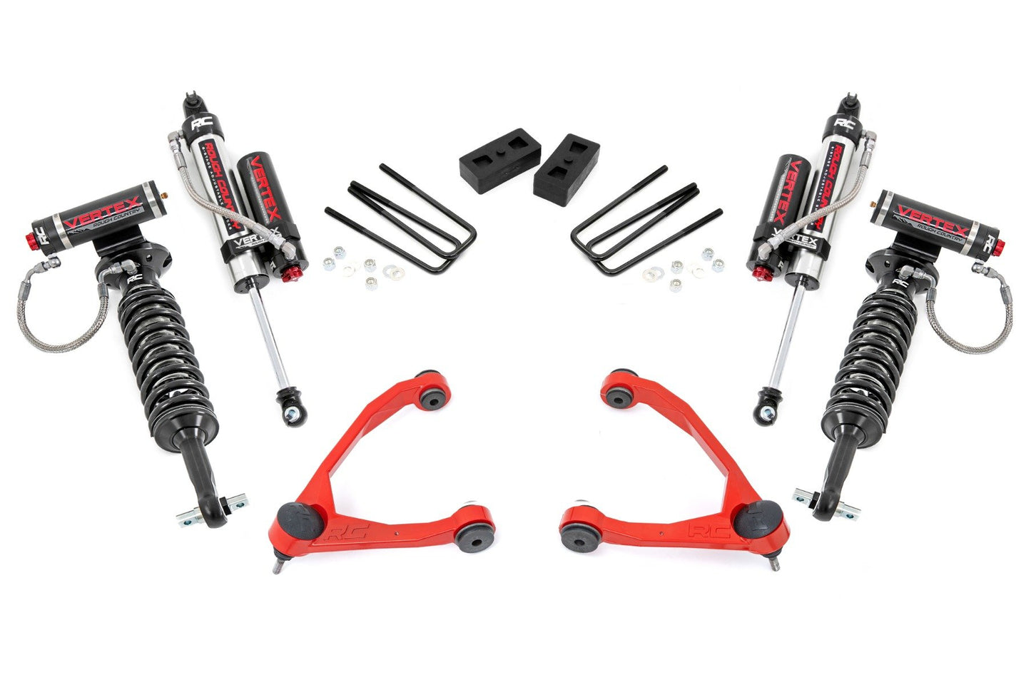 3.5" Lift Kit | Forged UCA | Cast Steel | Vertex | Chevy/GMC 1500 (07-13) Rough Country