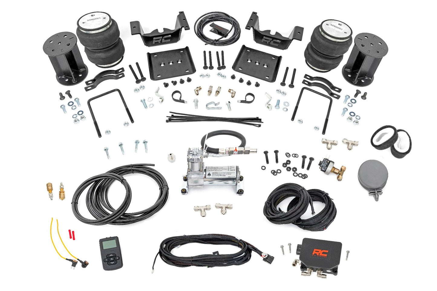 Air Spring Kit w/compressor | Wireless Controller | 6-7.5 Inch Lift Kit | Chevy/GMC 1500 (07-18) Rough Country