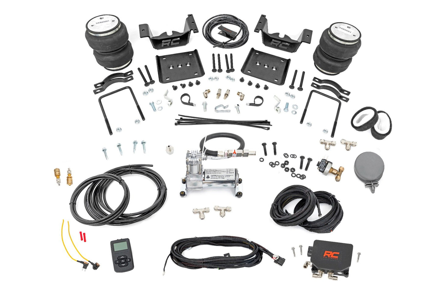 Air Spring Kit w/compressor | Wireless Controller | Chevy/GMC 1500 (07-18 & Classic) Rough Country