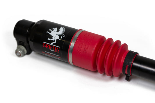 Jeep Steering Attenuator Upgrade for XD Drag Links Griffin XD For 07-24 Wrangler JK/JL, Gladiator Red Bellow Steer Smarts-1