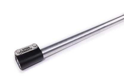 07-24 Jeep Wrangler/Gladiator Yeti XD JK/JL/JT Pro-Series Aluminum Tie Rod Adjuster Sleeve for Dynatrac ProRock XD60 72.5 Inch Wide Axle - Silver Steer Smarts-1