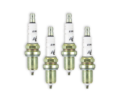 Hp Copper Spark Plug 14MM Thread, .750 In Reach Gasket (Flat) Seat Special For Honda 4 Pack ACCEL