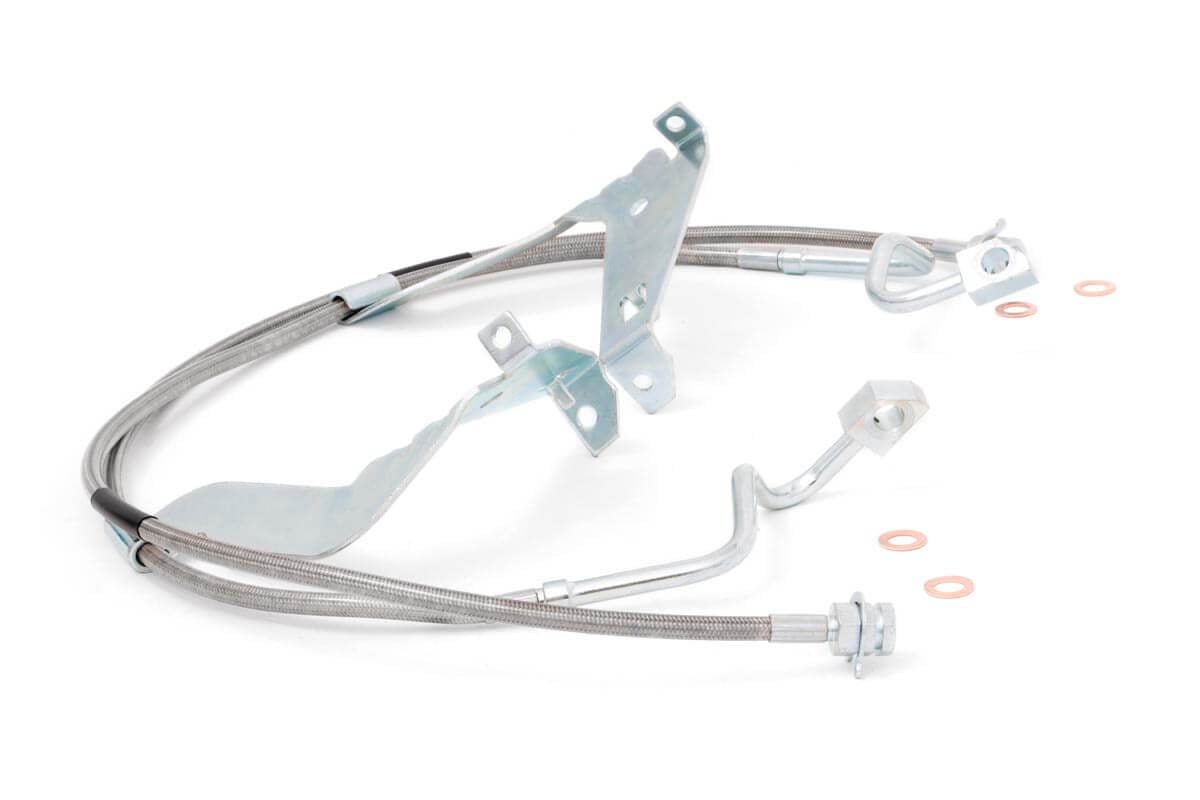 Brake Lines | Stainless | FR | 4-6 Inch Lift | Ford F-250/F-350 Super Duty (08-16) Rough Country