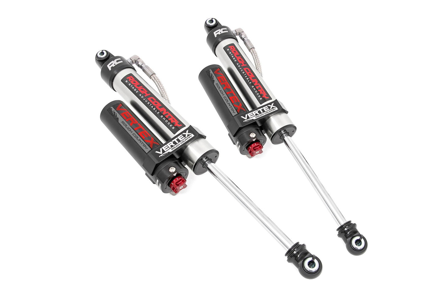 Vertex 2.5 Adjustable Rear Shocks | 5.5-7.5" | Ram 1500 4WD (2010-2018 & Classic) Rough Country