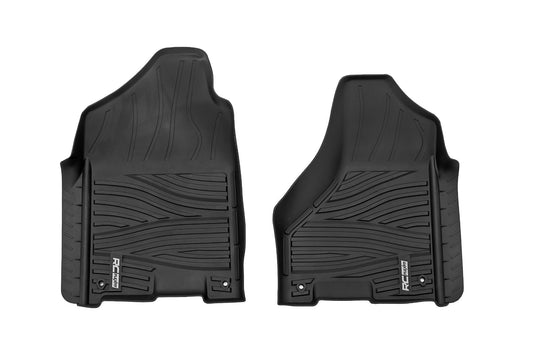 Flex-Fit Floor Mats | FR | Crew Cab | Ram 1500 2WD/4WD (2009-2018 & Classic) Rough Country