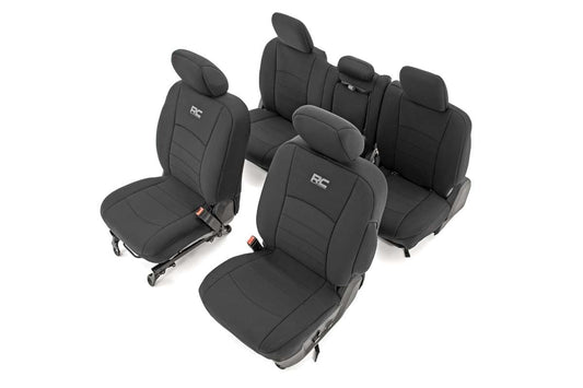Seat Covers |Bucket Seats | FR & RR | Ram 1500 2WD/4WD (2019-2025) Rough Country