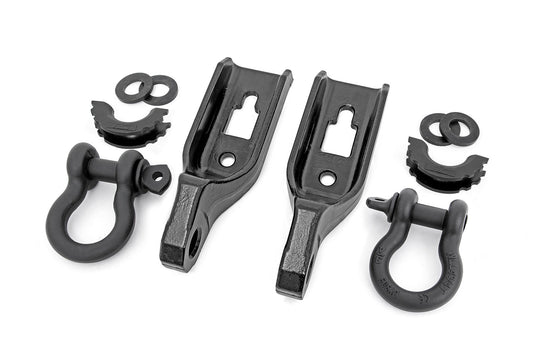 Tow Hook Brackets | D-Ring Combo | Ford F-150 2WD/4WD (2009-2020) Rough Country