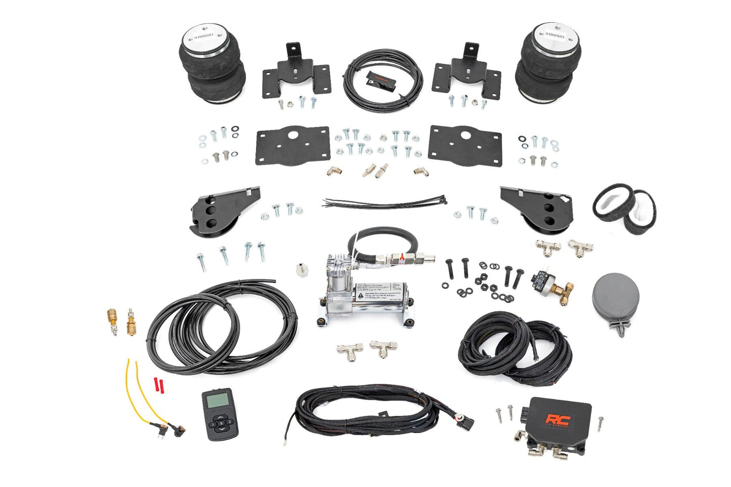 Air Spring Kit w/compressor | Wireless Controller | Ram 1500 2WD/4WD (10-18 & Classic) Rough Country