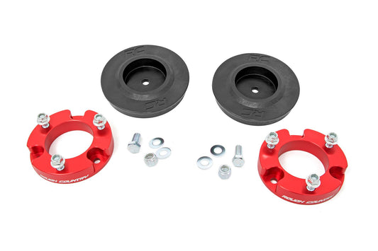 2 Inch Lift Kit | Red Spacers | Toyota FJ Cruiser 2WD/4WD (2007-2014) Rough Country