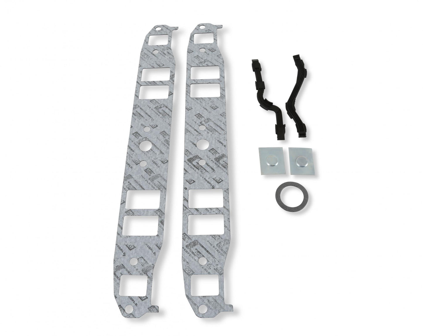 Performance Intake Manifold Gaskets .060 Inch Thick Fits 1955-1991 Chevrolet 262-400 Small Block Stock Port & bolt locations. 1.20 Inch x 1.87 Inch Mr Gasket