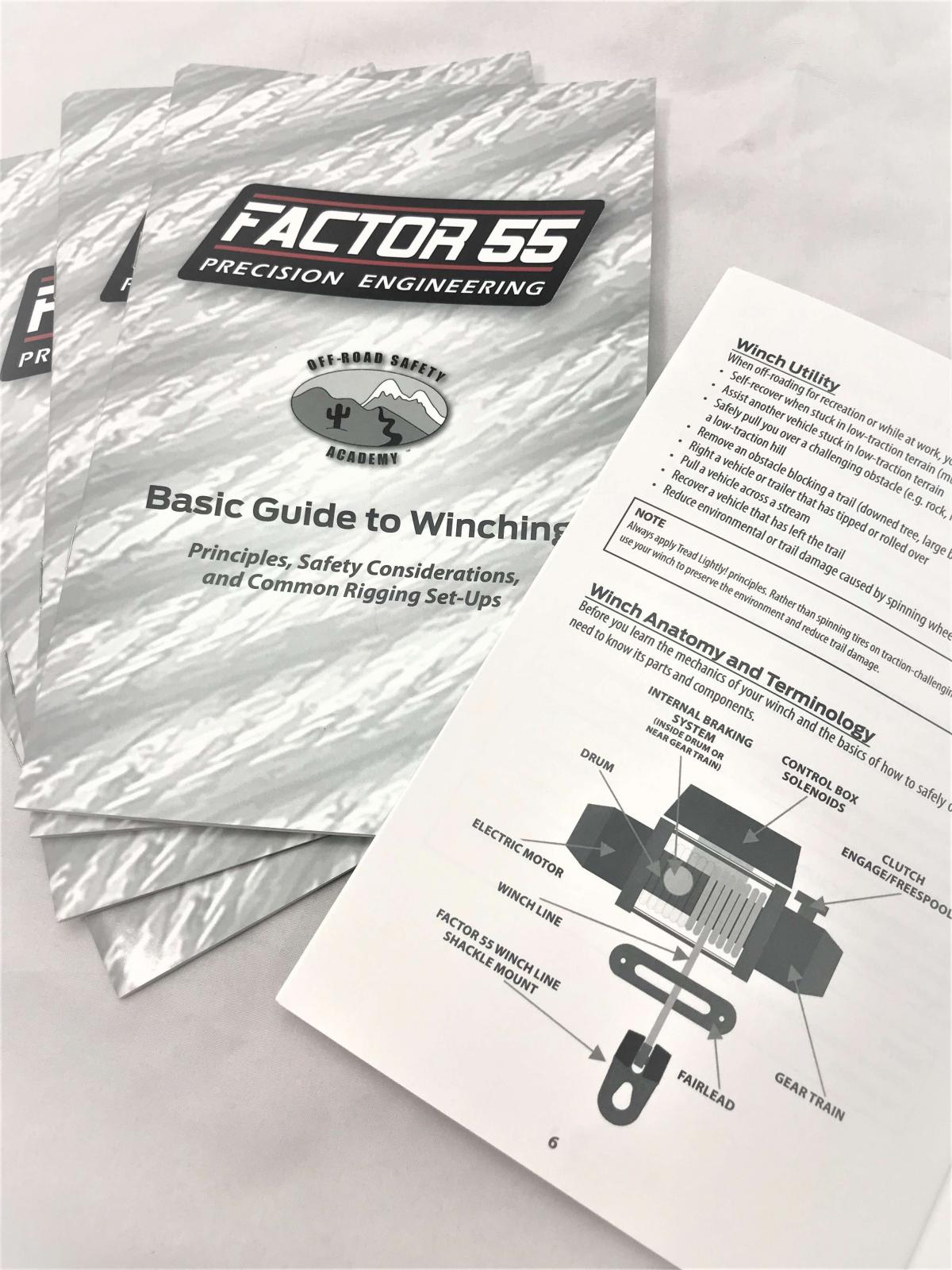 Factor 55 Basic Guide To Winching Manual Factor 55