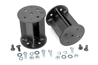 Air Spring Kit w/compressor Wireless Controller 5 Inch Lift Kit Silverado/Sierra 1500 (07-18) Rough Country-3