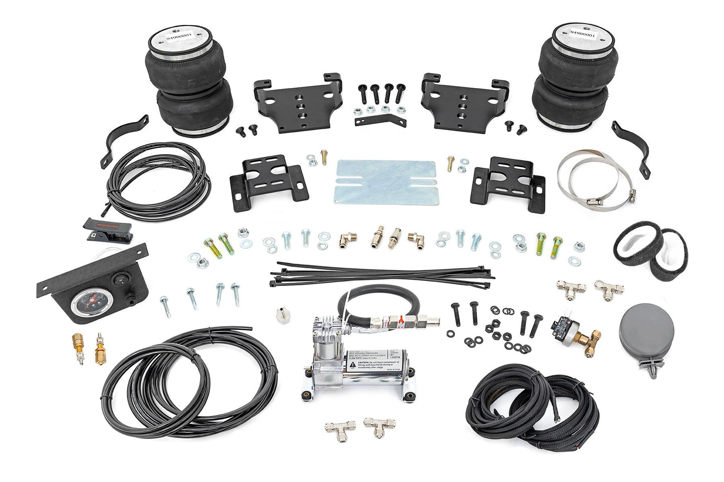 Air Spring Kit w/compressor | 0-6" Lift | Chevy/GMC 2500HD (01-10) Rough Country