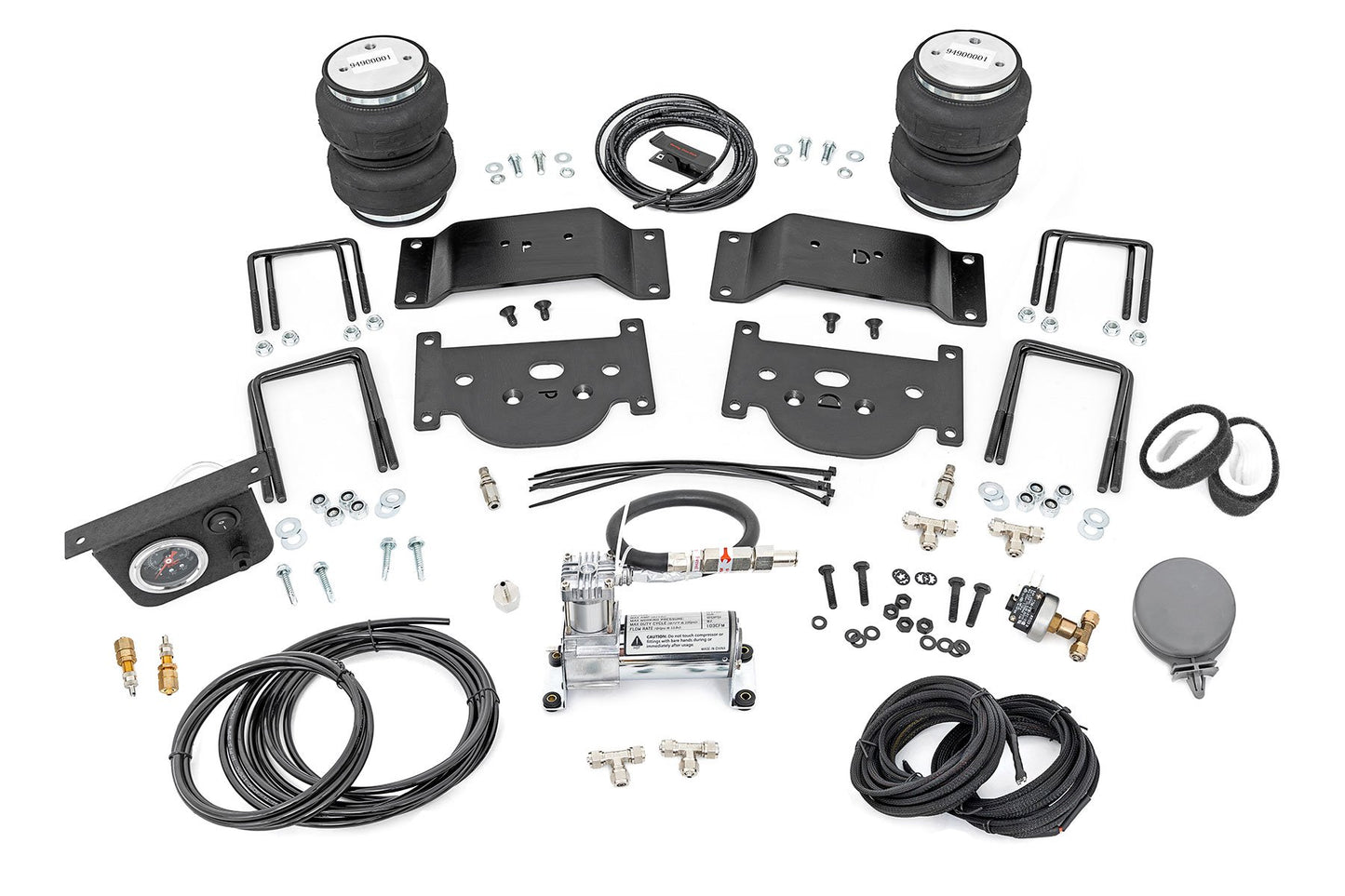 Air Spring Kit w/compressor | 0-6" Lifts | Toyota Tundra 2WD/4WD (2007-2021) Rough Country