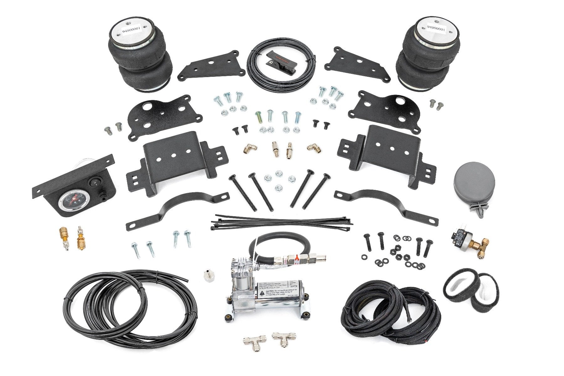 Rough Country Air Spring Kit w/compressor Ram 2500/3500 4WD (2014-2022) Rough Country