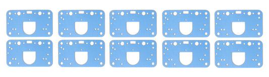 Metering Block Gasket 10PK for Models 2300, Model 4150 Model 4160 and Model 4500 Without Intermediate Circuit Holley